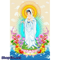 Quan Âm Hào Quang Hoa Sen